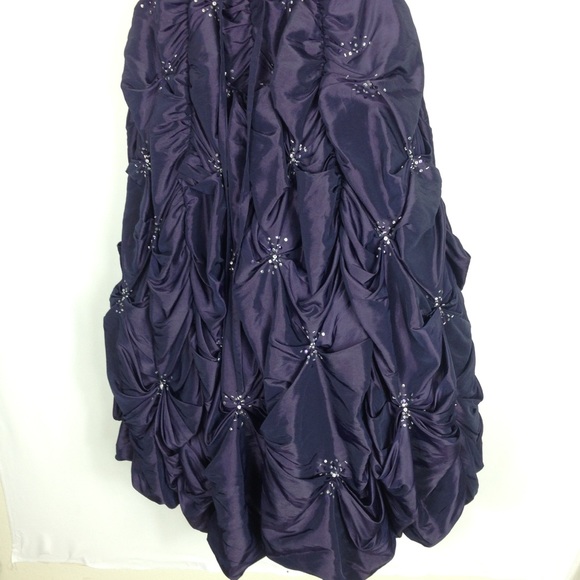 100% SILK Imperial Maggie Sottero Ball Gown Prom Wedding Quinceañera Dress - Picture 6 of 8